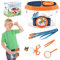 Towwoo Forscherset für Kinder, Becherlupe Set, Insekten Beobachtungsbox für Kinder mit 4,5-facher Lupe, Pinzette und Bug Catcher, Tragbare Insektenfänger Draussen Forscherset Exploration Spielzeug
