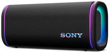 Sony ULT Field 5 Wireless Portable Bluetooth Speaker, IP67 Waterproof, Dustproof and Rustproof, with Upgraded Bass, 25 Hour Battery, 360° Party Light and Shoulder Strap (SRSULT50B), Black