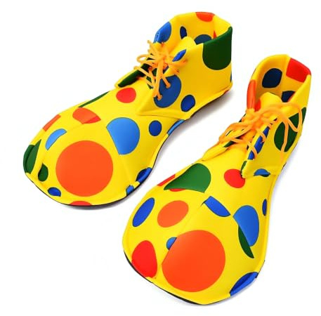 MFUOE Clown Shoes Christmas Elves Shoes Performance Dress-Up Shoes Halloween Costume Accessories Role-Playing Props For Halloween Christmas Parade Carnival Disco Theme Circus Costume Cosplay