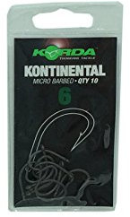 Korda Kontinental Hooks Barbed Size 6