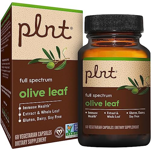 Olive Leaf, Full Spectrum, Supports Immune Health (60 Vegetarian Capsules)