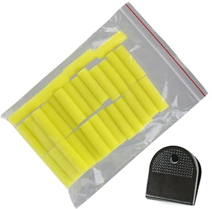 lazyfun Reinigungsbürste für Tischtennisschläger mit Schwamm-Reinigungsbürste, Zylinder, Tischtennis-Kleber, Bürste für Klebstoffe auf Wasserbasis, Schwammtuch