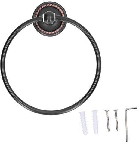 Etagere Salle de Bain, Antique Motif Tordu Noir Etagere Murale Salle de Bain pour Salle de Bains Cuisine