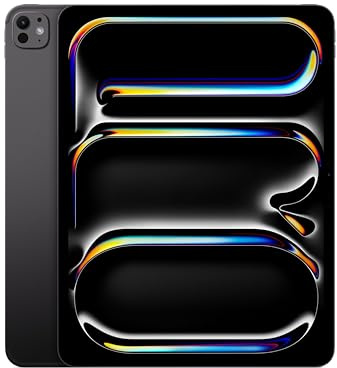 Apple iPad Pro 13-inch (M5) 1TB: Ultra Retina XDR display, Landscape 12MP Front Camera/12MP Back Camera, LiDAR Scanner, Wi-Fi + 5G Cellular, All-Day Battery Life — Space Black
