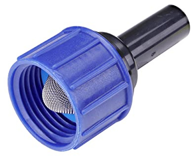 Raindrip R325CB Compression Swivel Adaptor with Washer, Connects 1/4 Inch Tubing or Dripline to 3/4 Inch MHT Hose Bibb or Garden Hose, Black