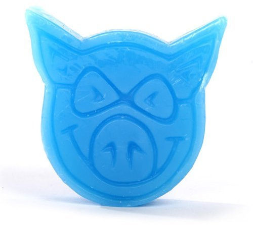 PIG Skateboard Wax Blue Skateboards Curb Wax