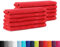 SUPERTOLL 10er Pack Gästetücher, 30x50 cm zum Sonderpreis 100% Baumwolle in vielen Farben - 10er Pack Gästetuch, Gästetücher, 30x50 cm, Farbe Ro