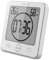 HONPHIER Horloge De Salle De Bain Horloge De Douche Numerique écran Minuterie à écran Tactile avec Affichage D'humidité De La Température pour Douche De Salle De Bain Cuisine (Blanc)