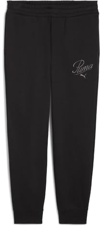 PUMA ESS Script Sweatpants FL Cl - Pantalones de Punto Mujer