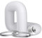 4 Inch (100mm) Flexible Aluminum PVC Ventilation Ducting Hose - 5m White Air Duct Pipe for Extractor Fan, Hydroponics, Grow Tents, Dryer Vents
