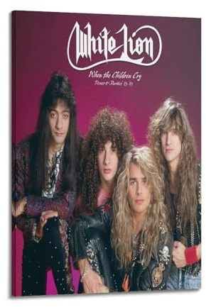 Stampa di Mike Tramp, copertina dell'album con copertina di album e autografata, stampa di musica pop hip hop rap cantante star poster estetico su tela artistica da parete per dormitorio