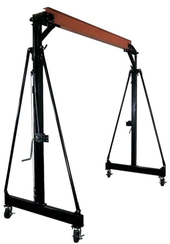 Electric Hoists 2 Ton Telescoping Gantry Crane Portable Shop Lift Hoist Frame Only Rated 4000LB Trolley Or Hoist Not Included Lifting Tool