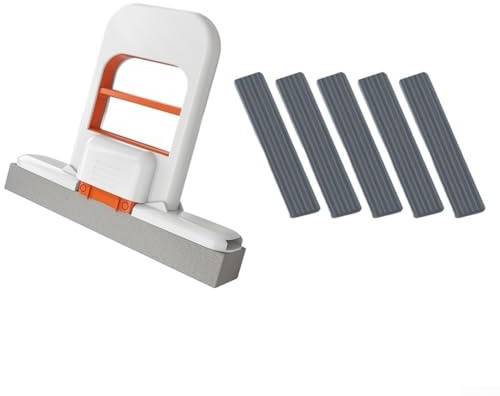 Compact Mini For Desktop Duster With ABS Plastic Handle And Cotton Head For Smooth Cleaning Including For Desks And Walls With Replacement Head Option(C)