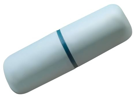 ERINGOGO Porta Spazzolino da Viaggio Doppio Strato con Custodia Tazza Portatile Piccola e Resistente per Dentifricio e Risciacquo Orale per Studenti Campeggio e Uso Quotidiano