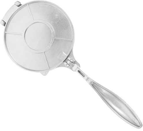 Healeved Prensa Plegable para Tortilleras para Tortillas de Aleación de Aluminio Redonda, para Moldear Masa y Hacer Tortillas Caseras Cocina