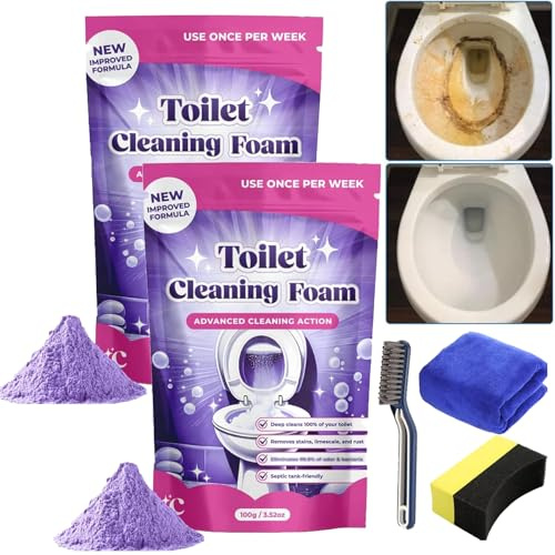 Fizzclean Toilette, F-izz Clea-n wc, Nettoyant Pour Toilettes Fizzclean, Fi-zz Cl-ean Avis, F-izz Cl-ean Toilet, Toilet Cl-eaning Foam, Nettoyant Pour Toilettes Mousse Pétillante Sans Contact (2 sacs)