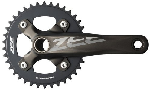 Shimano FC-M640 Zee 10 Speed Crankset (165-mm, 36T with 68/73-mm Bottom Bracket)