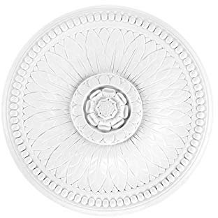Marbet Design – Roseta para techo (1 roseta pared estuco Techos antigolpes Ø46 cm, R147