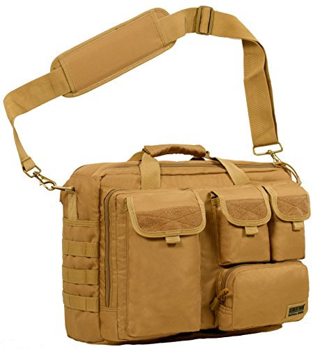 Seibertron PRO- Multifunction Mens Military Tactical Outdoor Shoulder Messenger Bag Handbags Briefcase Large Enough for 17.3 Laptop/Sony/Canon/Nikon/Olympus/iPad 2 Years Warranty Cachi