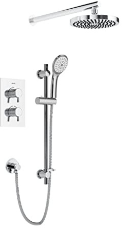 Bristan SHWR PK2 Complete Prism Shower, Chrome