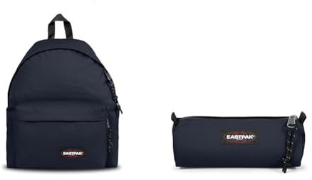 EASTPAK Padded PAK'R Rucksack, 103 cm, 99 L, Ultra Marine (Blau) & BENCHMARK Single Federmäppchen, 27 cm, 3 L, Ultra Marine (Blau)