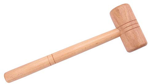 Martillo de Joyería, Pequeño Martillo de Madera para Reparación de Joyas, Herramienta de Joyero para Oro Plata Platino, Mango Largo, Ideal para Bricolaje y Reparaciones Domésticas