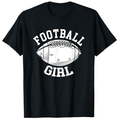 Football-Mädchen American Football-Mädchen T-Shirt