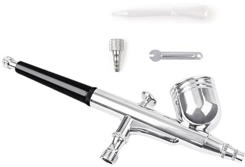 Shaersu Aérographe pour Ongles - Set d'Aérographe Haute Pression 0.8 à 3.4 | Pistolet à Peinture Portable Maniable avec 0.3mm pour Modélisme, Maquillage & Automobile