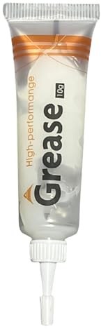 Lubricante de grasa blanca: lubricant de aceite de engranaje, grasa en la puerta del garaje | 10 g de lubricantes de maquinaria múltiple, mantenimiento del motor automotriz, engrasamiento de piezas ma