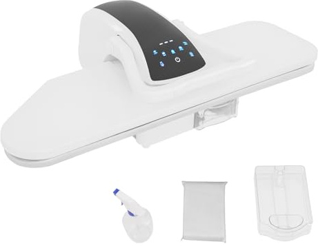 ROGONPDK 1 L Piano da tavolo elettrico a vapore, 2200 W, pressa a vapore intelligente, professionale 194-392°F, ferro da stiro, per famiglie e negozi di abbigliamento