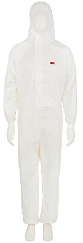 3M Schutzanzug 4540+XXL, Typ 5/6 Größe XXL, weiß / blau
