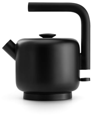 Fellow Clyde Electric Kettle - Modernes Fassungsvermögen Twist On Stovetop Design, Allzweck, Edelstahl - Warm Water for Ramen, Oatmeal, Tea, Coffee & more - Large Capacity