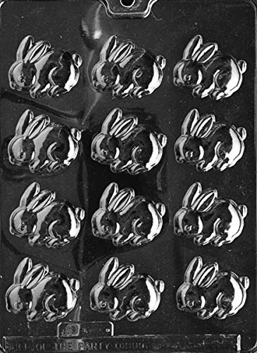 Grandmama's Goodies E122 B/S Easter Bunny Chocolate Candy Soap Mold with Exclusive Molding Instructions … (1)