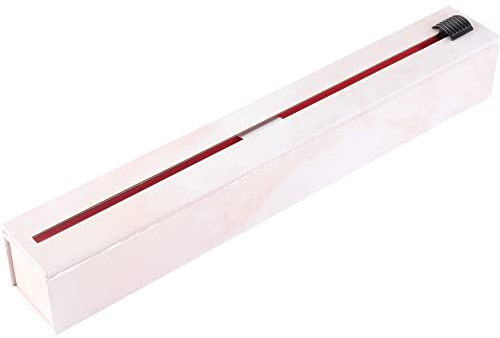 ChicWrap Rose Marble Parchment Paper Dispenser - Includes 15x 33' (42 Sq. Ft) Roll Unbleached Baking, Cooking & Culinary Paper - Reusable Dispenser w/Slide Cutter - Kosher Certified