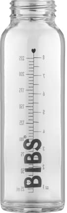 BIBS Glass Bottle - Teil des Sets, Mix & Match mit den bunten BIBS Bottle Kits, 225 ml, Single Glass Bottle