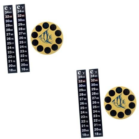 MILISTEN 2 Sätze Patch-thermometer Für Aquarien Wasserthermometer Zubehör Bierthermometer Zubehör Für Aquarien Aufkleber Für Fischbecken Aquarium-thermometer 3 Stück * 2