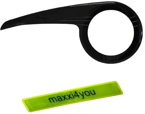 Hebie Fahrrad Kettenschutz 360 E1 Ø 210 mm 42 Zähne Schwarz inkl. maxxi4you Reflexband