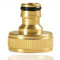 Hahnverbinder Kupplung 1 Zoll, Gartenschlauch Schnellkupplung Messing Wasserschlauch Fitting Anschlüsse Innengewinde Adapter Messing Ton 1 Zoll, Außengewinde Zubehör/Gartengerät/Sanitär/Bewässerung ﻿