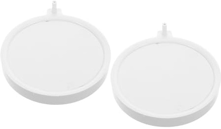 Veemoon Lot De 2 Aérateurs pour Aquarium Pompe À Air Pratique Diffuseur d'air sous-Marin Mini-Aérateur d'air Petite Pierre À Bulles Nano-Atomisées Blanc