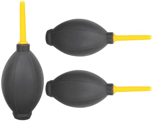 SAFIGLE 3pièces Poire Soufflante de Nettoyage pour Appareil Photo Soufflette Air Puissante TPE Outil Ergonomique Anti-poussière pour Lentilles Filtres et Équipements Électroniques