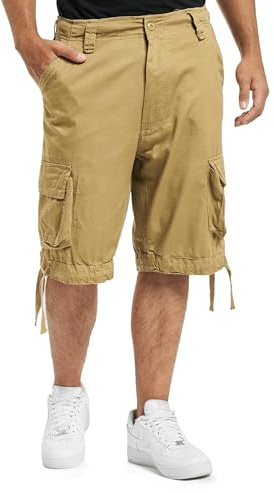Brandit Herren Urban Legend Shorts Cargos, Beige, 6XL