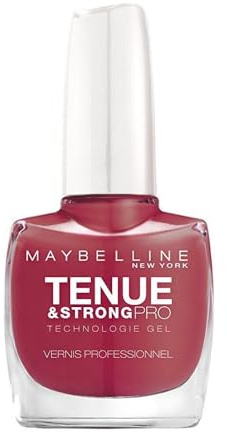 GEMEY MAYBELLINE - Vernis TENUE & STRONG PRO - 202 vrai Rose