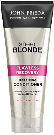 John Frieda Sheer Blonde Flawless Recovery Repairing Conditioner for Dry, Damaged Blonde Hair 250 ml
