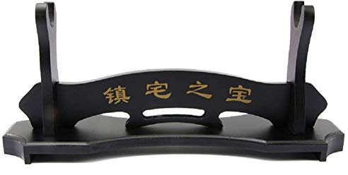 SHULI Japanese Samurai Sword Holder Katana Knife Wakizashi Tanto Sword Stand Sword Table Display Rack-1 Layer