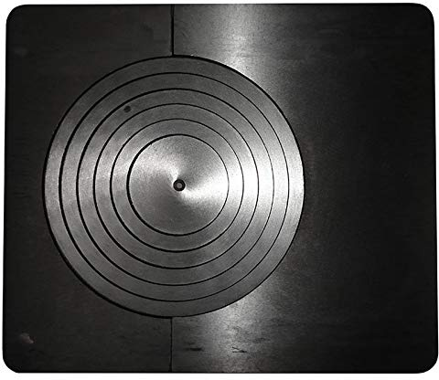 Zoppas Piastra in ghisa per stufa cucina a legna completa di cerchi - 475 x 405 mm. - K6701