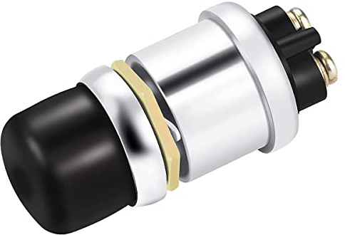 Greluma Pulsante di avviamento del motore, interruttore di avviamento momentaneo impermeabile, interruttore di accensione 12V/24V per auto camion barca RV ATV