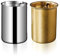 2PCS Cendrier En Acier Inox,Zodors Cendrier Exterieur Coupe Vent de Voiture Plateau Cendre Outdoor Coupe-vent Imperméable Facile à Nettoyer pour bar restaurant chambre à coucher