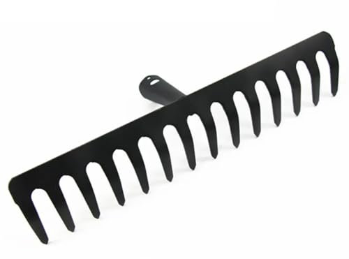 Rastrello agricolo Rastrello in acciaio inossidabile Rastrello for fieno a 14 denti Rastrello for latifoglie Rastrello for terreno di pino Attrezzi da giardinaggio da giardino Attrezzi agricoli agrico