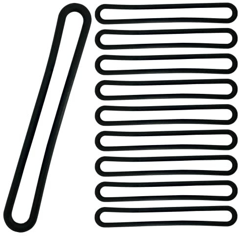 10x Spanngummi 200mm 250mm 400mm mit und ohne Haken Spannring Stroppe Planenspanner PKW Anhänger Plane (200mm)