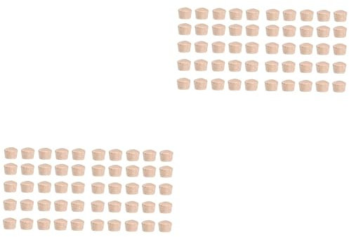 Healeved 2ensembles Bouchons Bois Coniques Pour Meubles Bouchons Décoratifs Pour Cacher Les Vis Faciles à Installer Avec Colle à Bois Accessoires De Quincaillerie Pour Ameublement